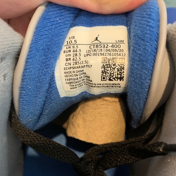 Jordan 3 Blue varsity cement - Picture 7 of 11